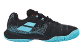 Tenis Babolat Sensa Negro y Turquesa Mujer